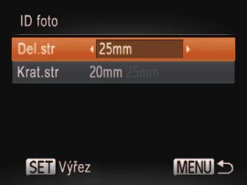 N-up Vyberte, kolik snímků má být vytištěno na jeden list. ID foto Vytiskne snímky pro identifikační účely. K dispozici pouze pro snímky s rozlišením L a poměrem stran :. Fixní vel.