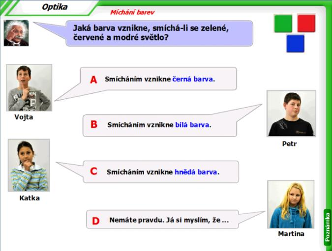 Úloha Fotografování v zrcadle Ověřující pokus: V učebnicích fyziky se hledání obrazu předmětu často řeší tak, že se předmět položí na pravítko, které se rovinným zrcadlem zobrazí společně s předmětem.