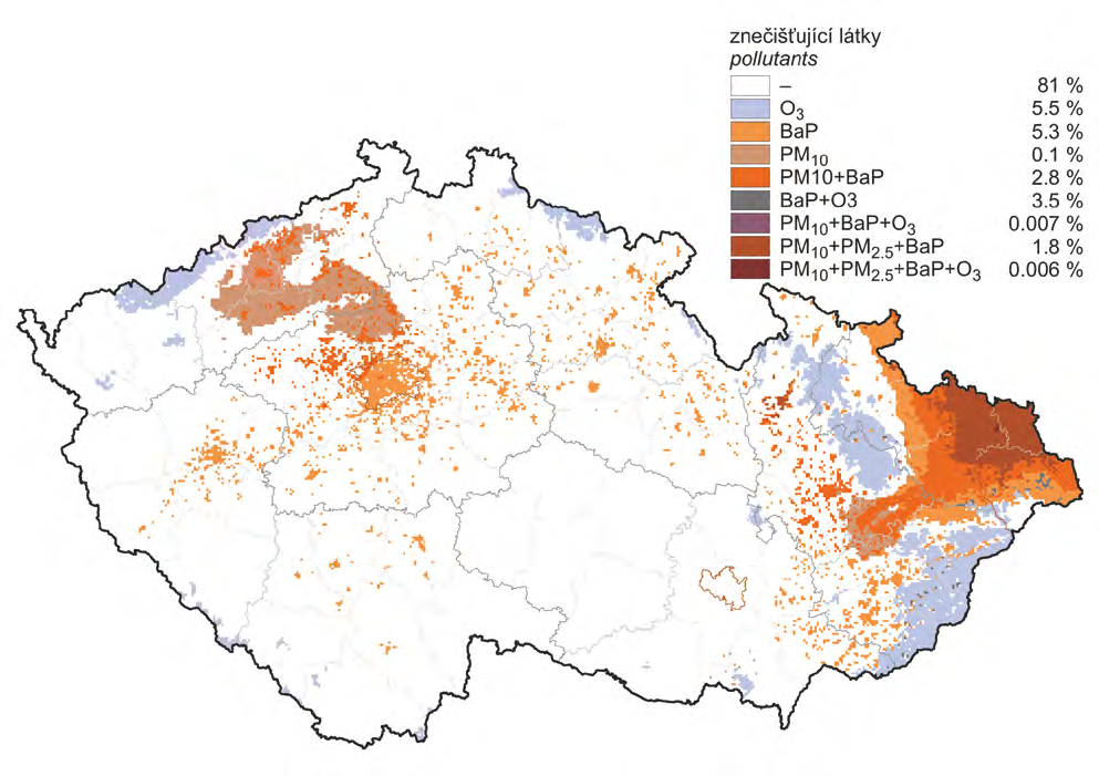 ních hodnot na lokalitách Nová Víska u Domašína a Měděnec byly zřejmě způsobeny impaktem kouřové vlečky z elektrárny Prunéřov.