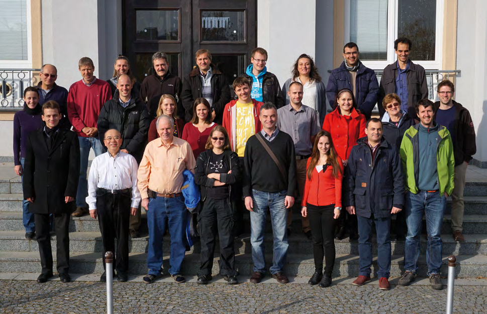 Účastníci semináře EUMETSAT-CHMI course on use of rapid scan data for monitoring and nowcasting of high impact weather, pořádaném ve dnech 2. 6. 11. 2015 v Praze.