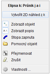 3µ 2015 Workshop: Využití GeoGebry ve výuce matematiky a geometrie 12. Vytvoříme posuvník, jehož hodnota bude definovat úhel, který bude svírat kužel s kladným směrem osy z.