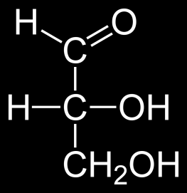 UTB ve Zlíně, Fakulta technologická 20 2.3 Významné monosacharidy D-glyceraldehyd Neboli 2,3-dihydroxypropanal. Spolu s dihydroxyacetonem jsou nejjednoduššími cukry.