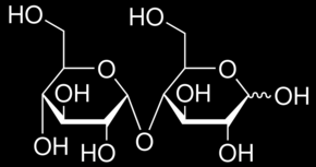 UTB ve Zlíně, Fakulta technologická 30 Maltosa Systematický název maltosy je α-d-glukopyranosyl-(1 4)-D-glukopyranosa, nazývá se také cukr sladový [11].