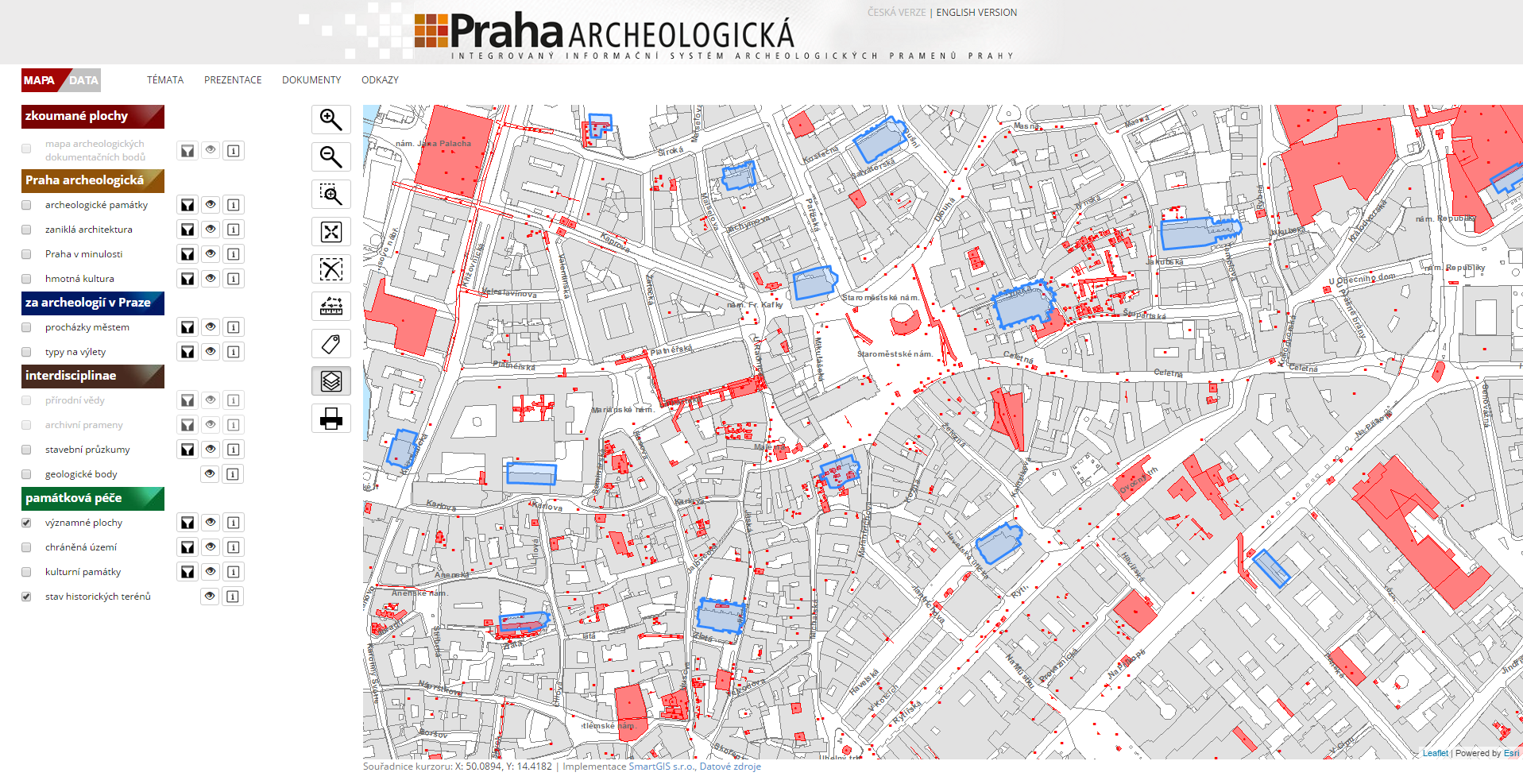 8.12.2016 14 projekt Integrovaný informační systém archeologických pramenů Prahy (IIS_APP) integrace dat tzv.