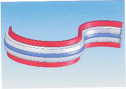 strieborná RAL 9006 7 BEND 80 Protinárazový profil, ktorý chráni chladiarenské vitríny, steny a nábytok.