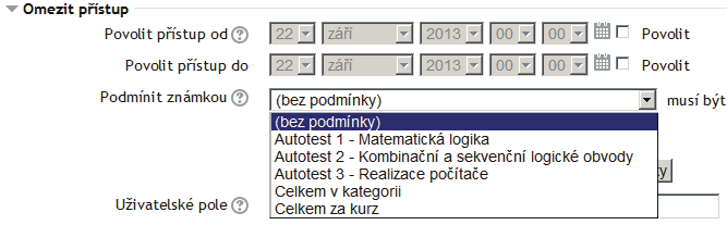 Vložení URL do kurzu (GA, G, V) V systému Moodle 2.5 je na rozdíl od verze 1.9.5 od sebe odděleno vkládání souborů od vkládání odkazů.