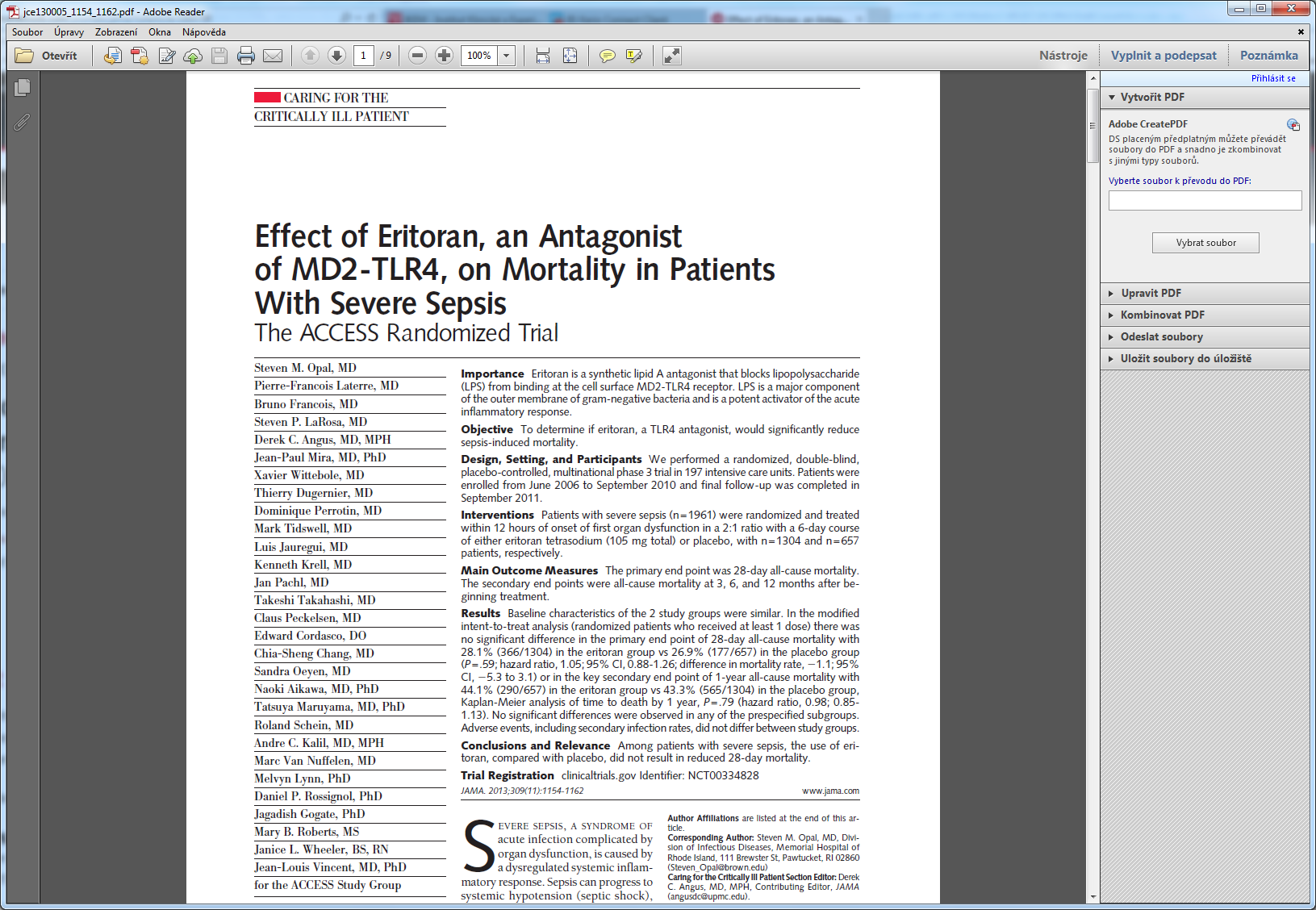 Cohen J. The immunopathogenesis of sepsis. Nature. 2002 Dec 19-26;420(6917):885-91.