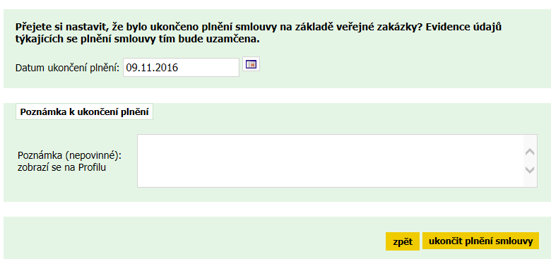 5) V dalším okně vyberte z rozevíracího kalendáře datum, ke kterému