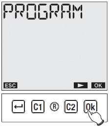 Během normálního provozu případné provedení programu cyklus bude signalizováno na displeji symbolem v poli (8). 1.