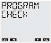 Hláška ERROR / CHYBA je zobrazena na displeji, když se ukládá program, který překrývá dříve existující program stejného typu (například, když se ukládá