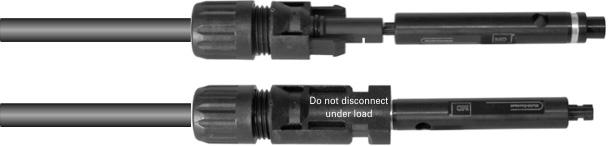 15) Insert the crimped-on contact into the insulator of the male or female coupler until it clicks into place.