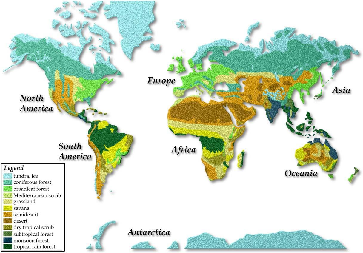 Biogeografie lišejníků