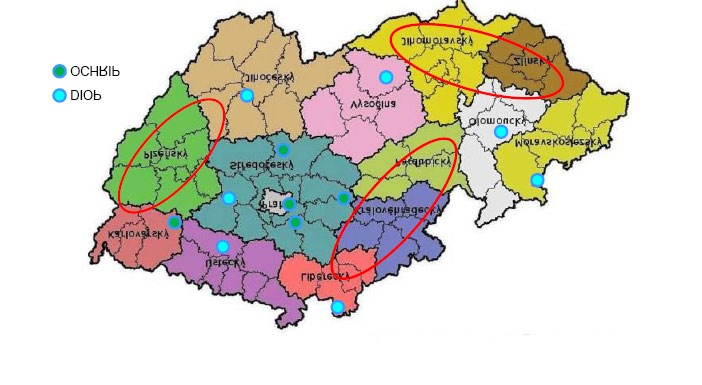 Zdravotnická zařízení typu OCHRIP/DIOP však v České republice nejsou v současnosti schopná kapacitně naplnit poptávku po péči a pokud ano, znovu jsou charakteristická značnou regionální disproporcí