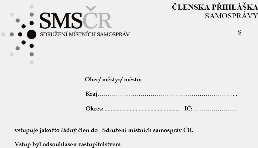 Základní charakteristika Sdružení místních samospráv ČR V organizaci jsou sdruženy a města z celé České republiky. Sdružení bylo založeno dne 31. ledna 2008 v Jihlavě.