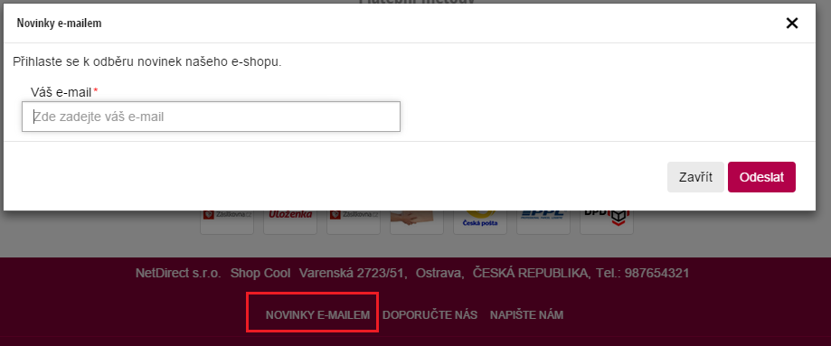 V přehledu vidíte datum registrace, odkud je registrován, u