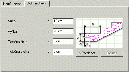 Navigujte pomocí tlačítek Předchozí a Další.