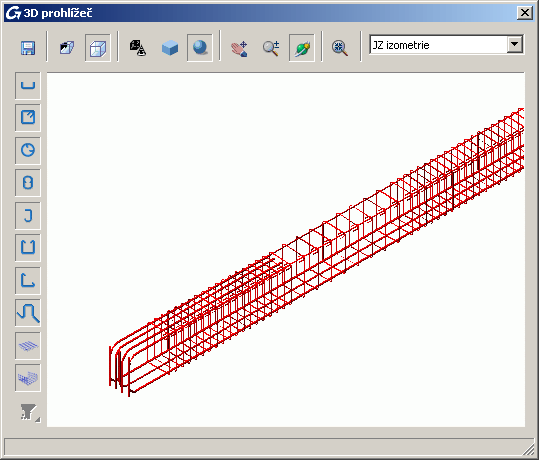 Zobrazí se 3D prohlížeč.