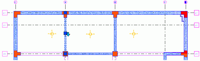Krok 1: Tvorba otvorů do stěny Poznámka: Objekt otvoru je zcela závislý na objektu stěny.