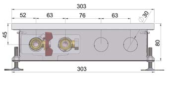 vysoký výkon přirozené rychlá reakční doba 303 mm