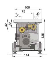 303 mm 125 mm konvektoru L (mm) 900 1000 12 10 17 2000 20 3000 1195 1394 1892 2390 2888 3386 4382 5378 Nejužší vyráběný podlahový konvektor