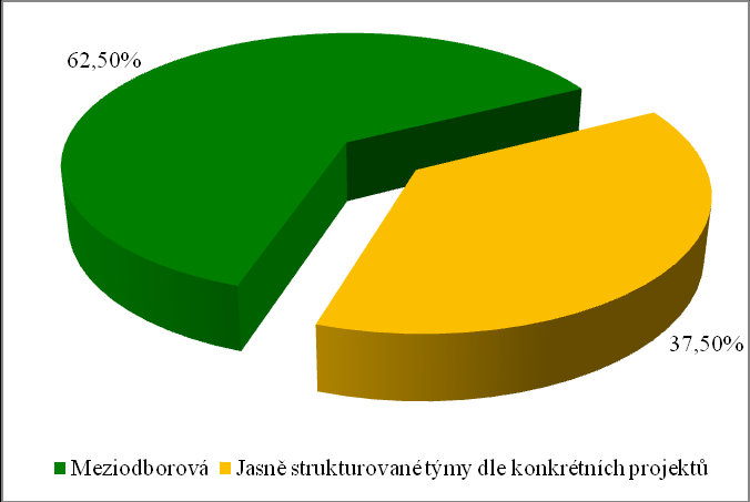 Graf 1 Struktura týmu v obcích I.