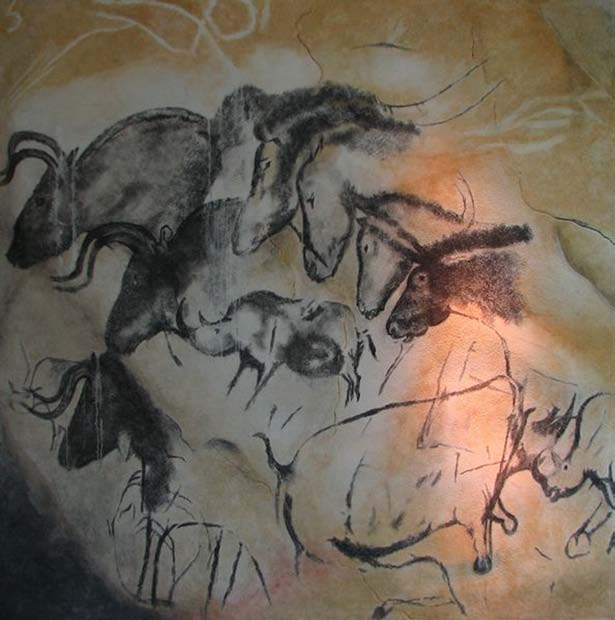 Příklad II Uhlíkové datování Jeskynní malby objevené