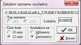 txt) poskytnutá katastrálním pracovištěm jsou v různých souřadnicových systémech je nutné, před vytvořením GP, nejprve vektorovou kresbu KM-D pomocí podobnostní transformace transformovat ze s. s. svatoštěpánského do S-JTSK.