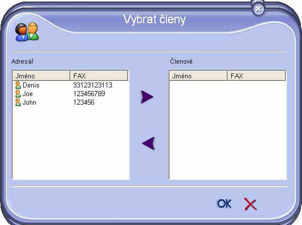 11 - Vlastnosti PC 1 Klepněte na odkaz ADRESÁŘE v okně COMPANION DIRECTOR. Na obrazovce se zobrazí seznam adresářů. 2 Zvolte adresář terminálu. 3 Klepněte na NOVÁ a zvolte v zobrazené nabídce SKUPINA.