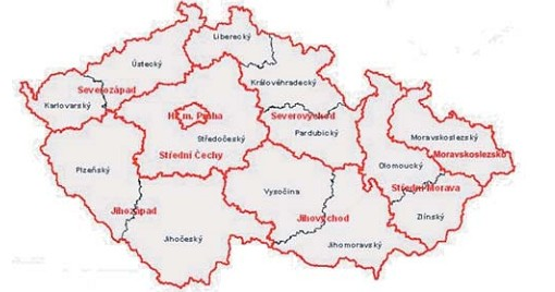 82 Obr. 13 Mapa regionů NUTS II v ČR Zdroj: Ministerstvo pro místní rozvoj, 2007 Příloha č. 2: Návštěvnost IC, památek v oblasti Tab.