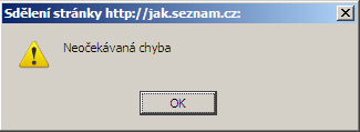 Nevtíravý (Unobtrusive) Javascript Chybové hlášky