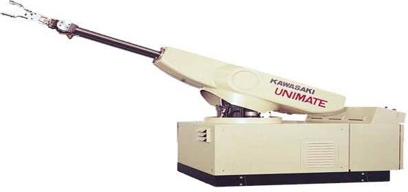 Reálnou konstrukcí průmyslového robotu typu UNIMATE znázorňuje obr. 17. Obr.