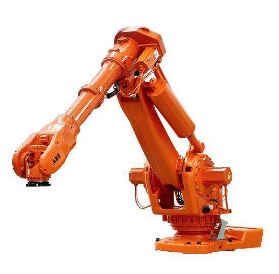 Reálná konstrukce průmyslového robotu typu A je znázorněna