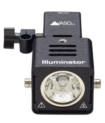 Obr. 24: Odražená záře ASD Illuminator při použití testovacího panelu Spectralon, převzato z webu výrobce Obr. 25: ASD Illuminator Reflectance Lamp 7.