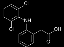 3.1 Diklofenak 1 Diklofenak je derivátem kyseliny fenyloctové. Inhibicí cyklooxygenázy tlumí syntézu prostaglandinů a dalších mediátorů zánětu.