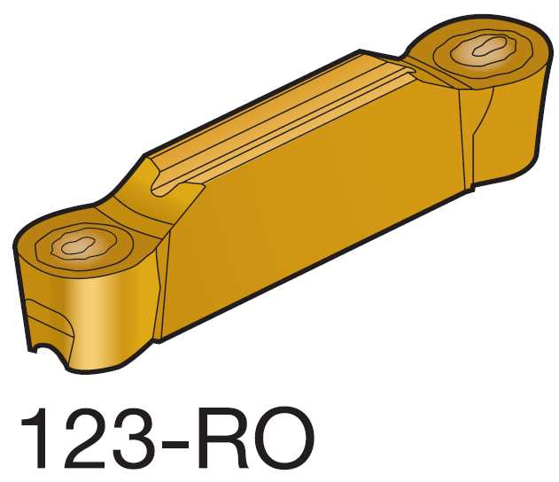 5 Soustružení klínových drážek Držák: D3-RF13E15-055B VBD: N13E-039-RO VBD má dvě řezné hrany.