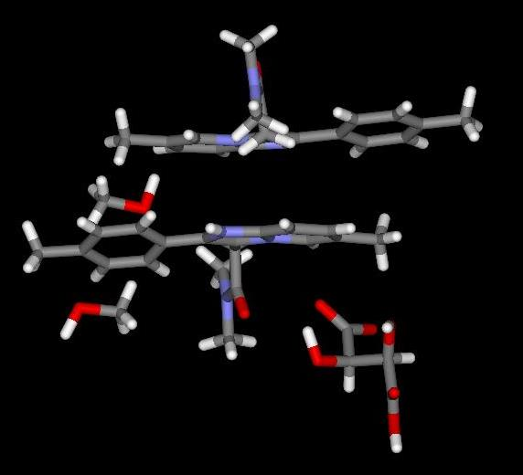 Kokrystaly solí solvatované zolpidem kation tartarát anion zolpidem báze bis-methanol solvát kokrystal zolpidem hydrogentartarát :