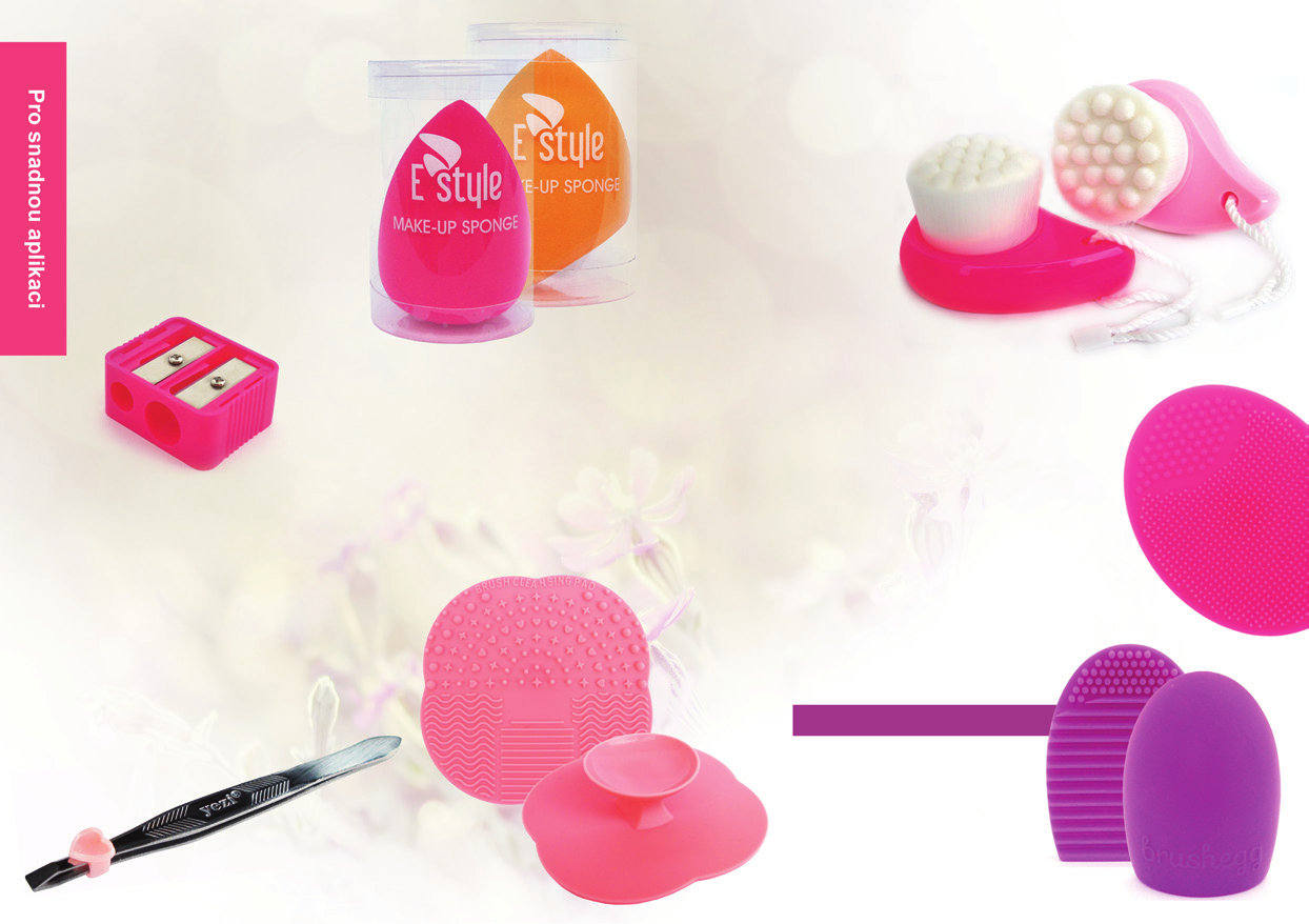 MAKE-UP SPONGE I. a II. Houbička na make-up I. a II. Praktická houbička k dokonalému zapracování make-upu a korektoru do pleti.