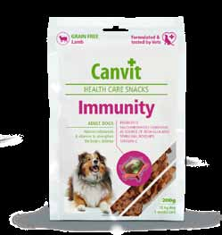 Immunity poloměkký funkční pamlsek pro psy se zvýšenými požadavky na imunitu (trénik, sport, růst, porod & laktace, atd.). doplňkové krmivo pro psy.
