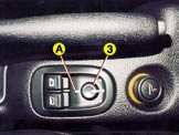 VÁŠ PEUGEOT 206 CC VE ZKRATCE 5 ELEKTRICKÉ OVLÁDÁNÍ OKEN 1 - Elektrické ovládání oken na straně řidiče. 2 - Elektrické ovládání oken na straně spolujezdce.