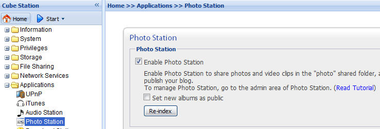 Photo Station 3 Photo Station 3 je nové online album s integrovaným blogovacím systémem.