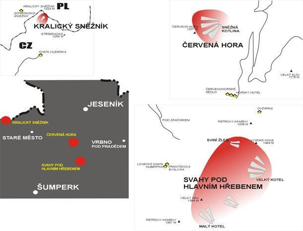 Jeseníky - lavinová předpověď Datum: 11. 02.