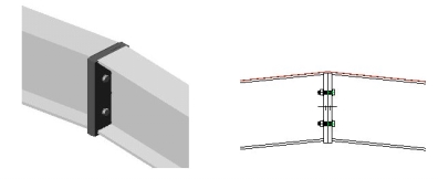 Potáhněte okno pomocí dvou protilehlých bodů diagonálně tak, že zahrnete celý model. Stiskněte tlačítko funkce PLOCHÉ STÍNOVÁNÍ z AutoCAD nástrojové lišty STÍNOVÁNÍ, k vystínování modelu.