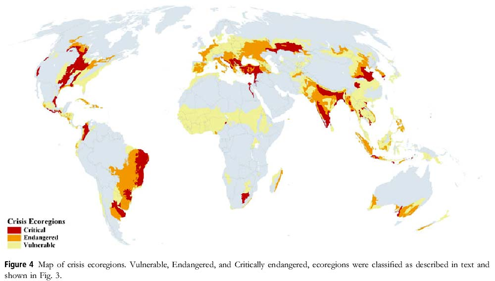 global disparities of habitat