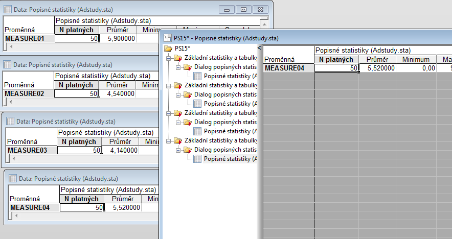 Tabulky Statistica - Spreadsheets V tomto článku si ještě popíšeme jeden z nejzákladnějších objektů Statisticy, se kterým se budeme při psaní maker setkávat tím je tabulka Statistica, neboli