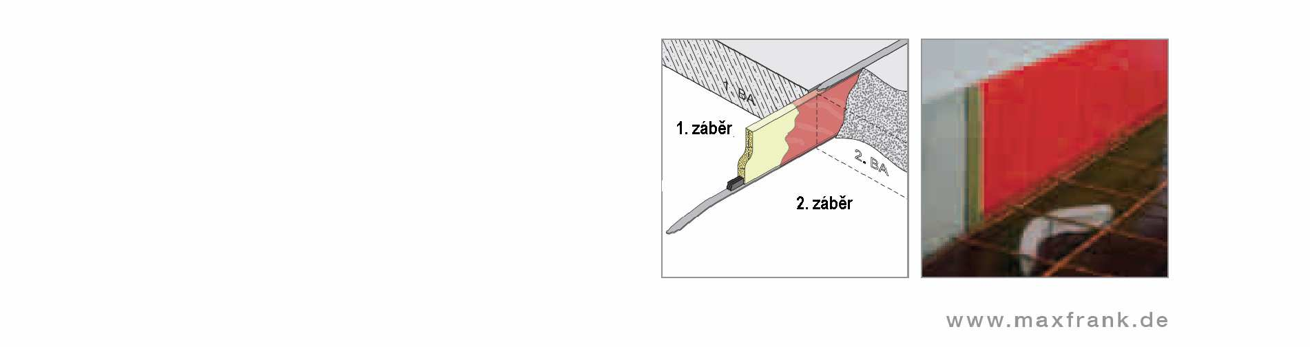 trn DM z vysokopevnostní oceli (HF) včetně kruhového plastového kluzného pouzdra H pro podélný pohyb. Max. délka trnu je 500 mm Nerez.