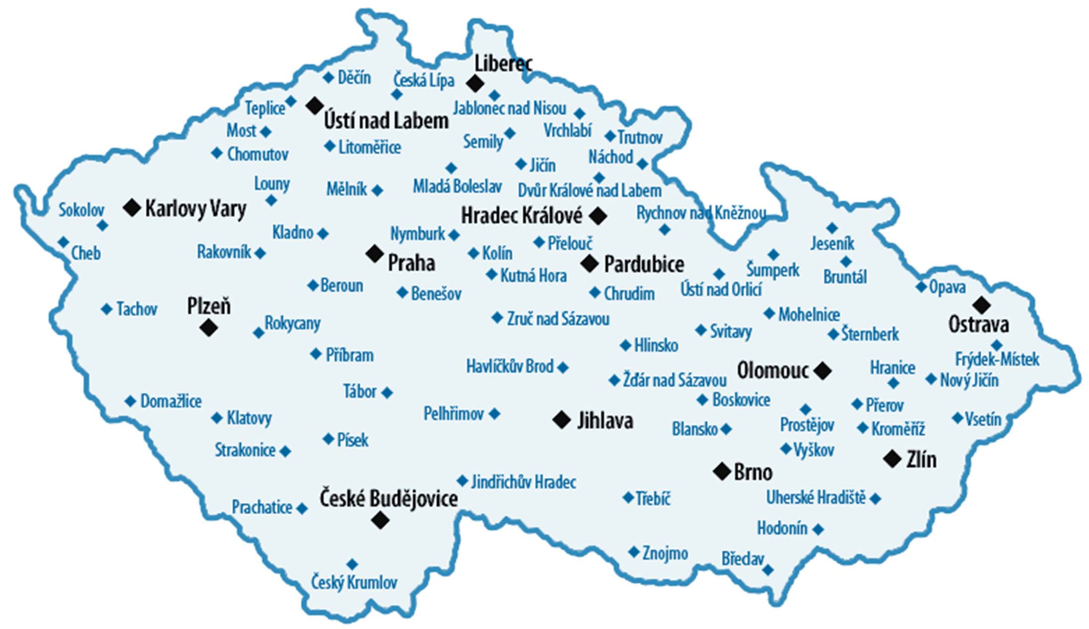 Producenti v České republice v roce 2014 únor