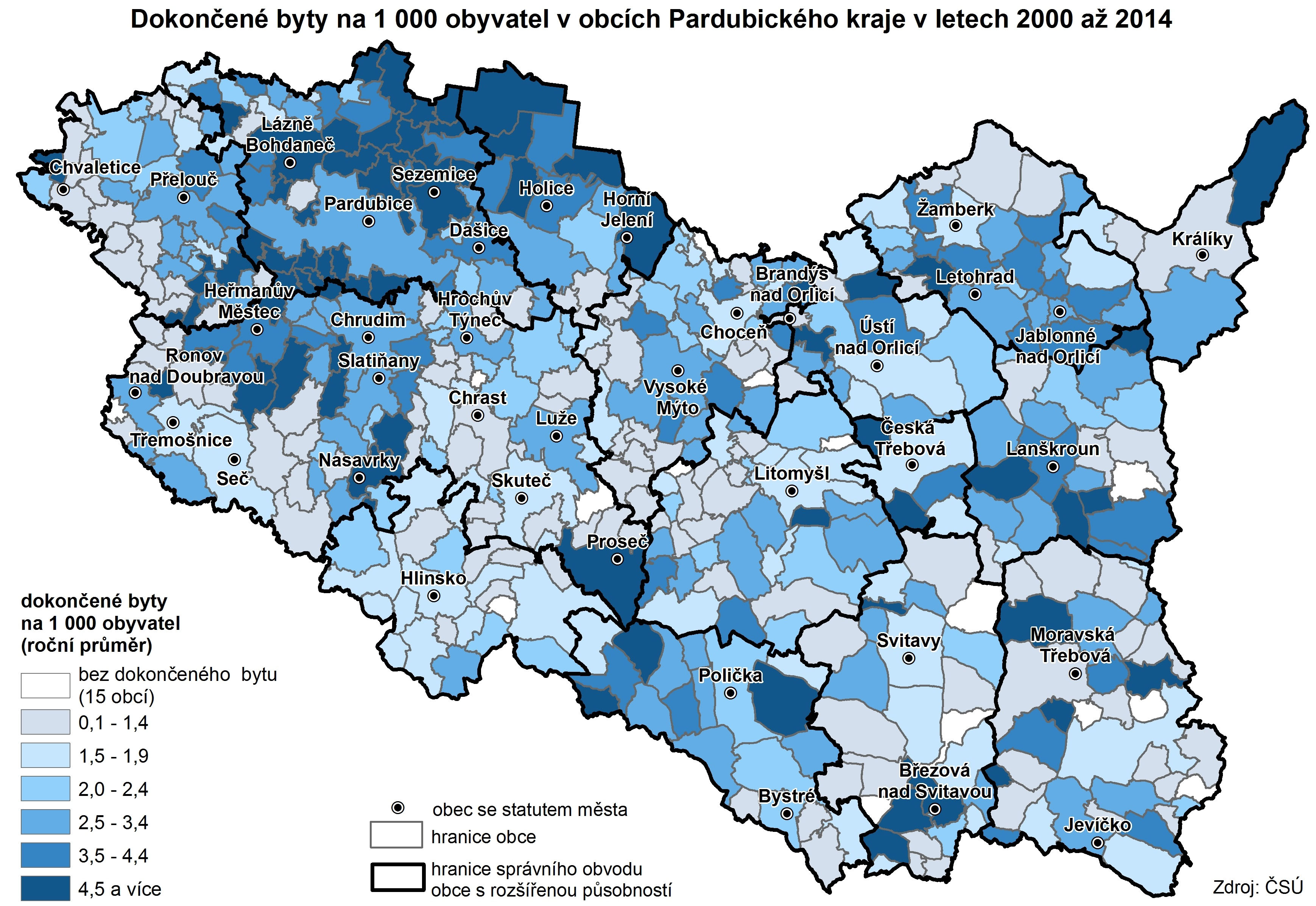 Mírné oživení nastalo u výstavby rodinných domů Po mírném nárůstu počtu zahájených bytů v roce 211 dochází v následujících letech k poklesu.