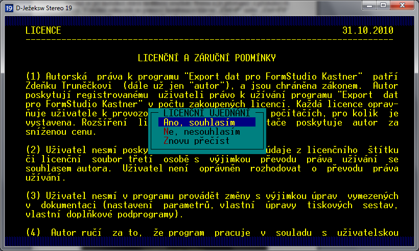 3. OBSLUHA MODULU Modul se po instalaci stává nedílnou součástí Sterea a je přístupný z příslušných editací.