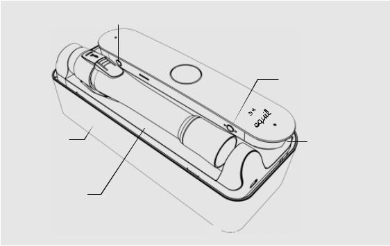 SMARTMARKER Popis zariadenia SMARTMARKER Prijímač SMARTMARKER Pero Nová stránka/ kópia stránky/ prebudenie Indikátor napájania Farebný krúžok Odistenie krytu