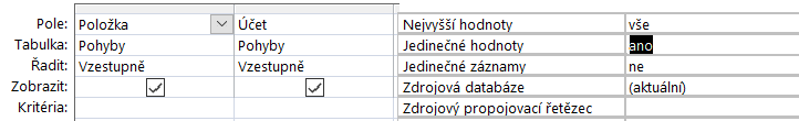 Databáze obsahuje data o pohybech na osobním účtu Milana Smetany za první pololetí roku 2025. Podrobněji k tabulkám databáze viz kap. 2.7. Příklady kopírují strukturu výkladu v kap. 4.